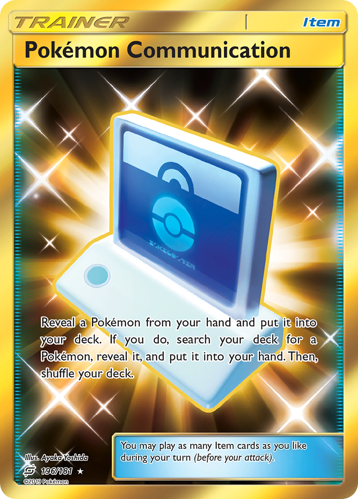 Team Up Pokémon Communication #196/181