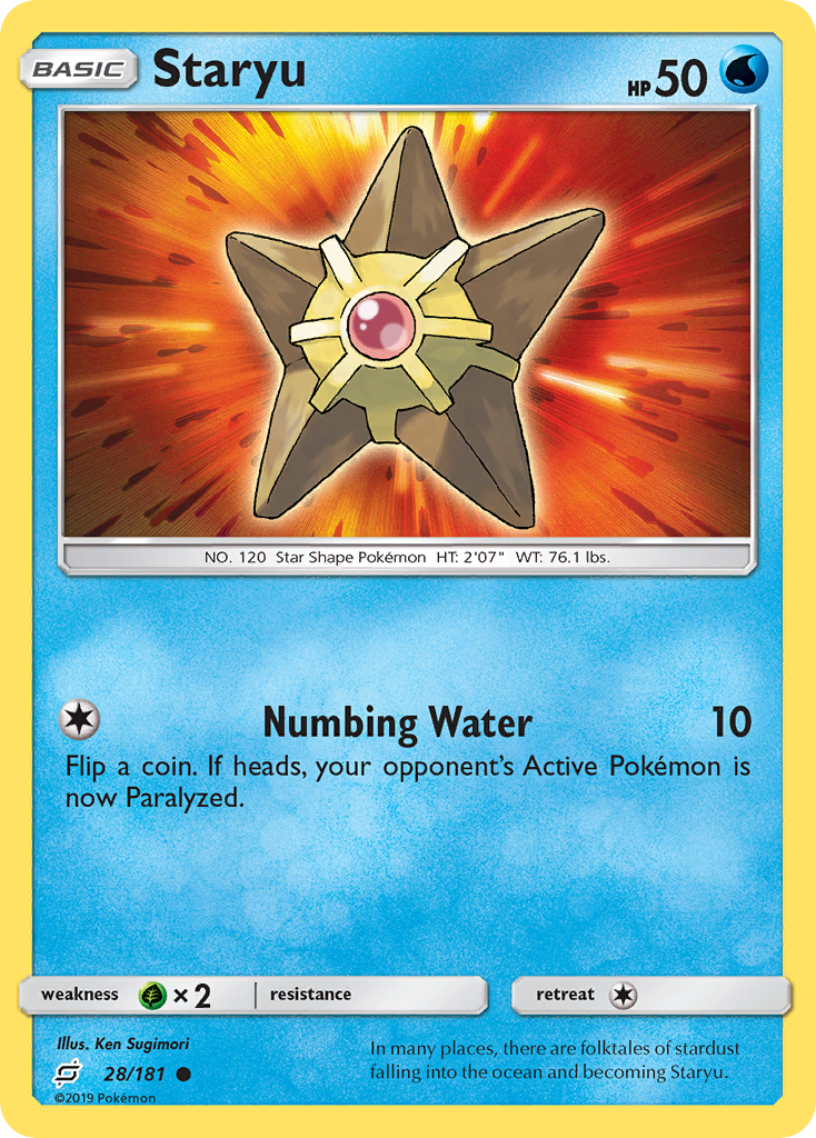 Team Up Staryu #28/181