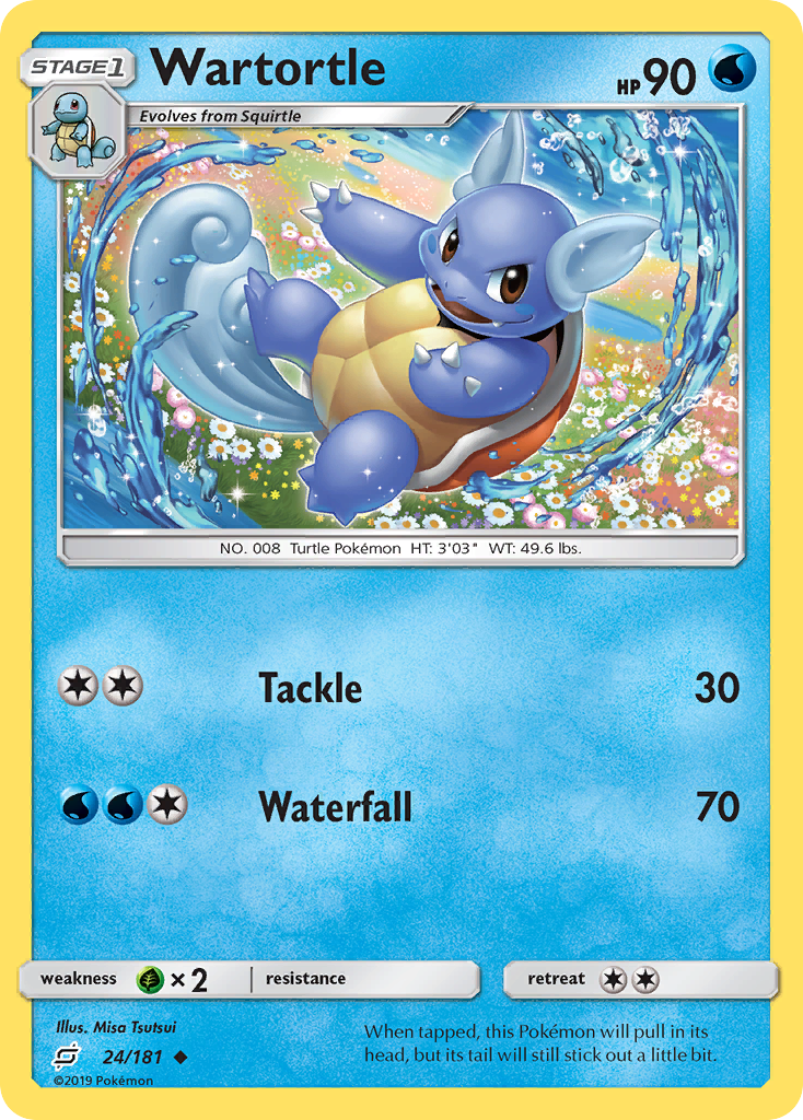 Team Up Wartortle #24/181