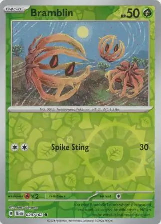Temporal Forces Bramblin #20/162 reverse holo