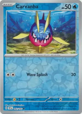 Temporal Forces Carvanha #42/162 reverse holo