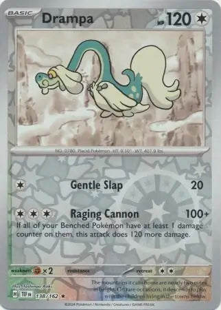 Temporal Forces Drampa #138/162 reverse holo