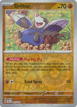 Temporal Forces Drilbur #85/162 reverse holo