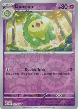Temporal Forces Duosion #71/162 reverse holo