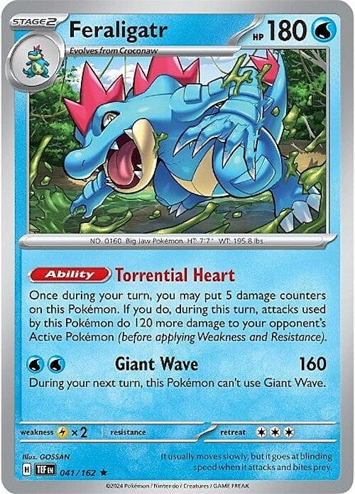 Temporal Forces Holo Feraligatr #41/162