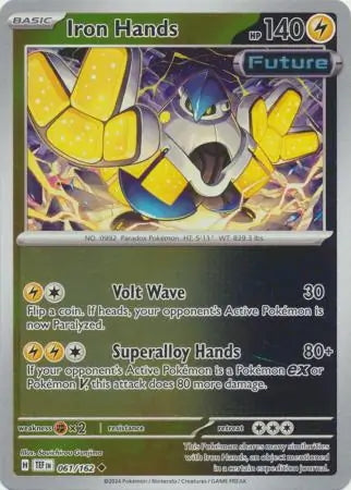 Temporal Forces Iron Hands #61/162 reverse holo