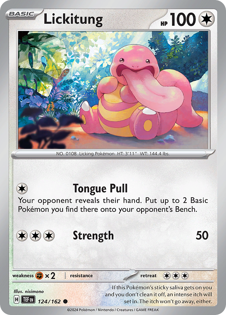 Temporal Forces Lickitung #124/162