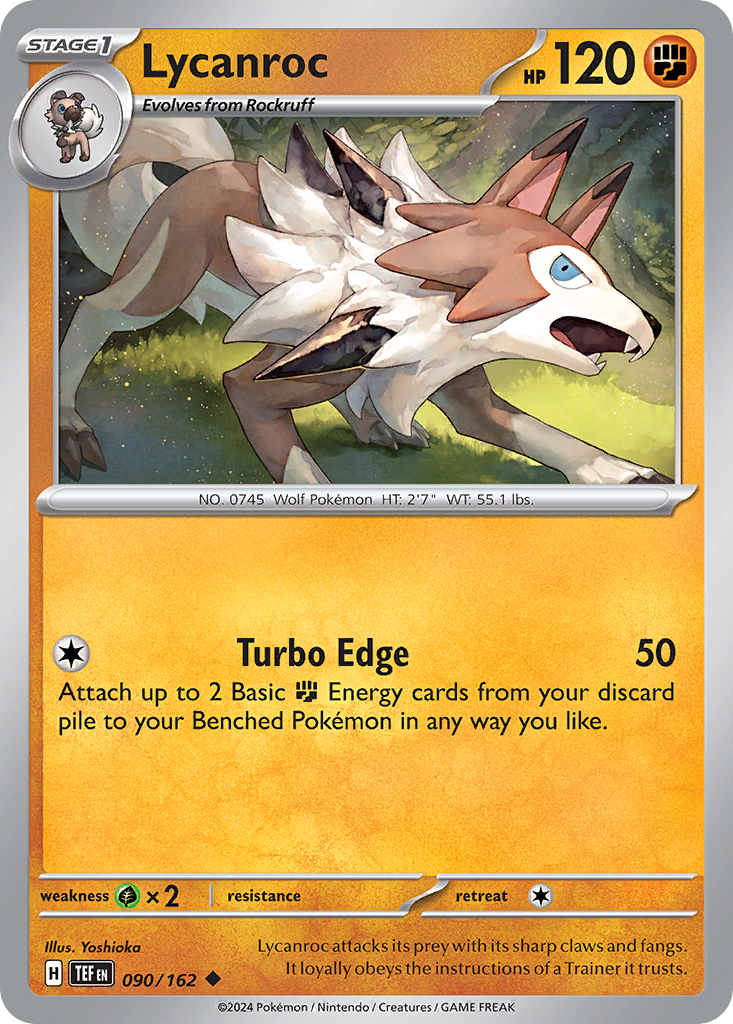 Temporal Forces Lycanroc #90/162