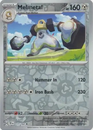 Temporal Forces Melmetal #117/162 reverse holo