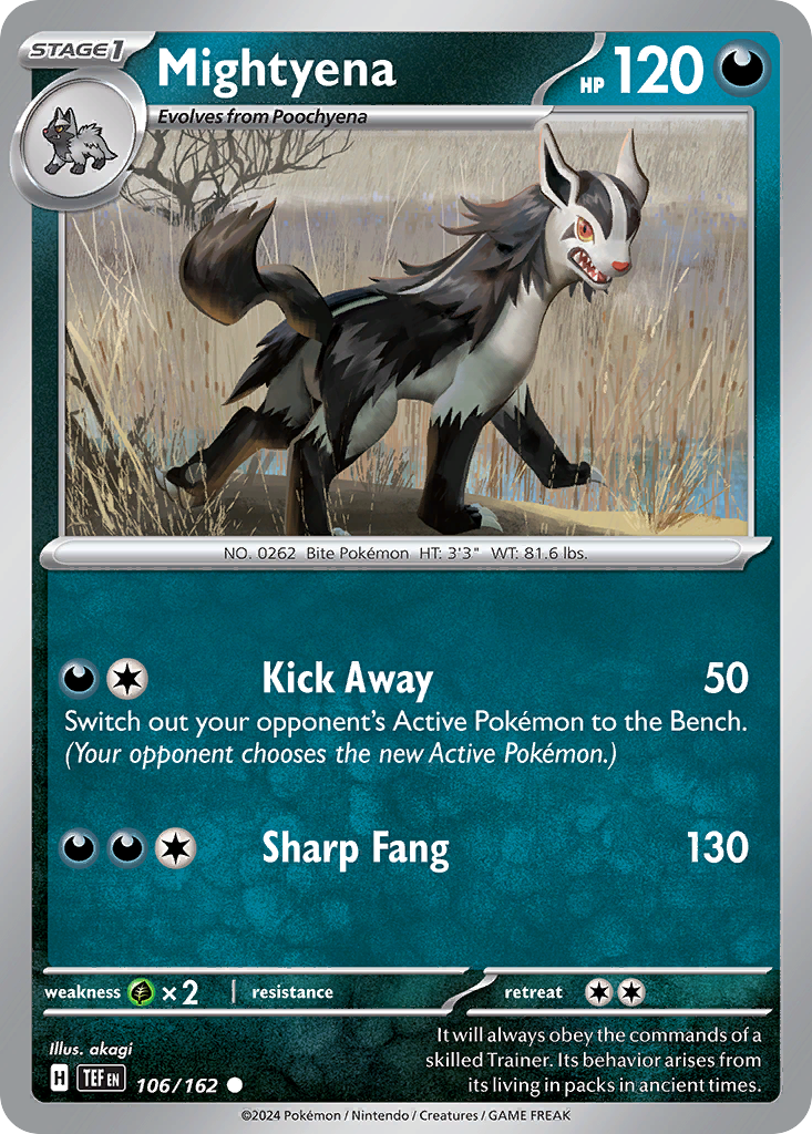 Temporal Forces Mightyena #106/162
