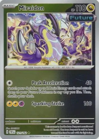 Temporal Forces Miraidon #121/162 reverse holo