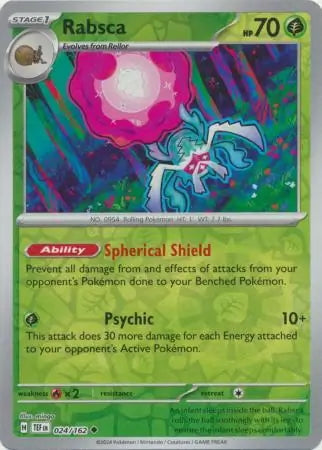 Temporal Forces Rabsca #24/162 reverse holo