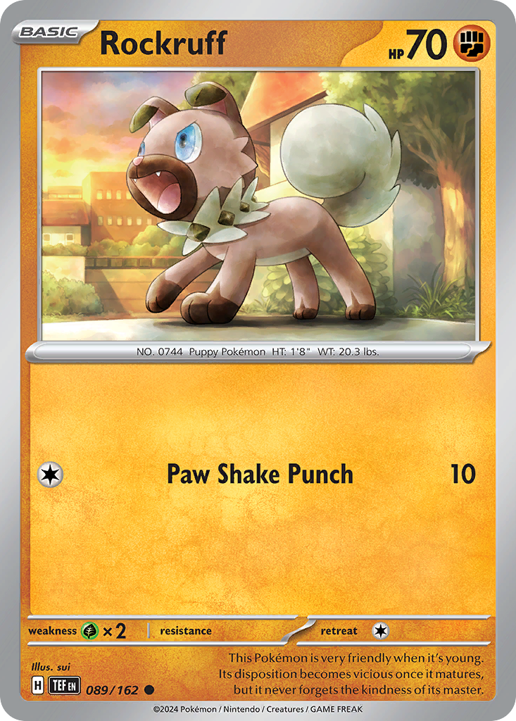 Temporal Forces Rockruff #89/162