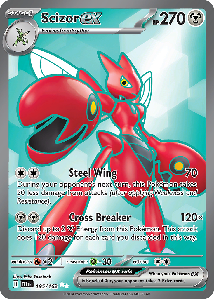 Temporal Forces Scizor ex #195/162