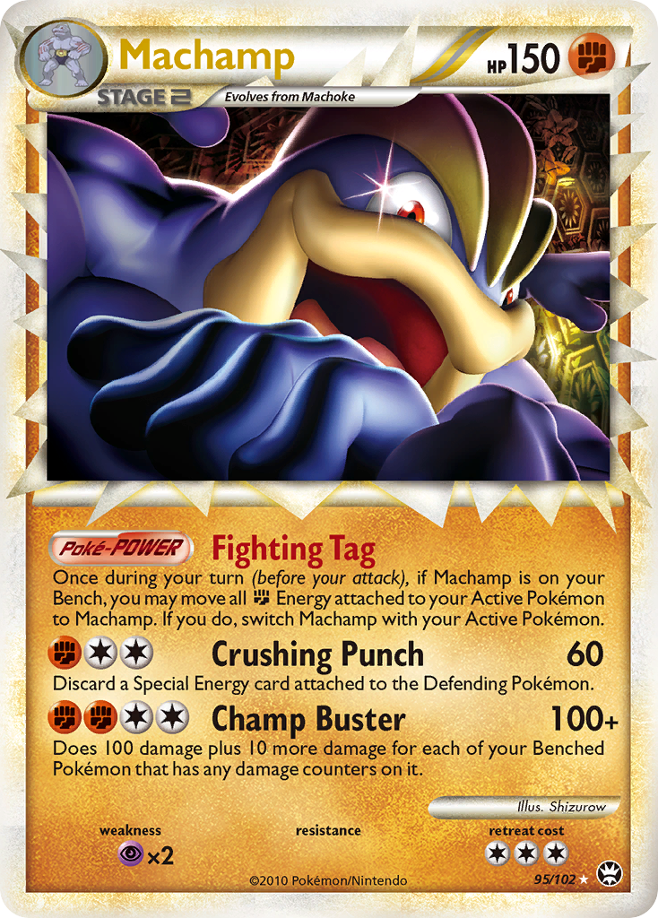 Triumphant Holo Machamp #95/102