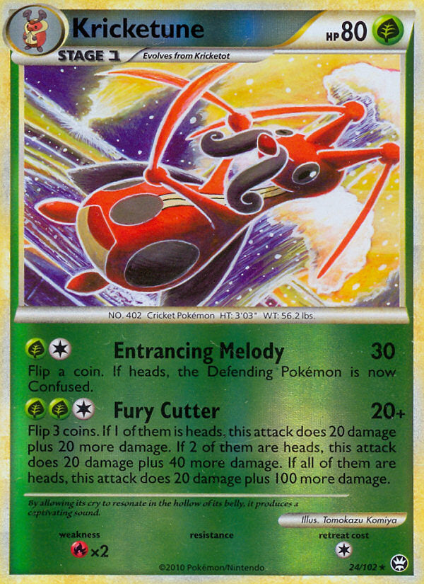 Triumphant Kricketune #24/102 reverse holo