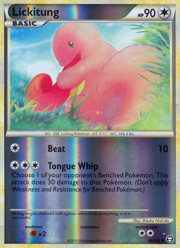Triumphant Lickitung #66/102 reverse holo