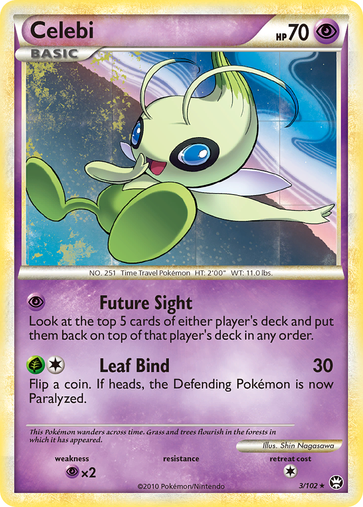 Triumphant Non - Holo Celebi #3/102