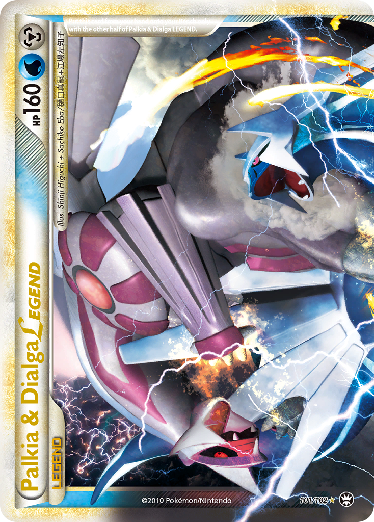 Triumphant Palkia & Dialga LEGEND (top) #101/102