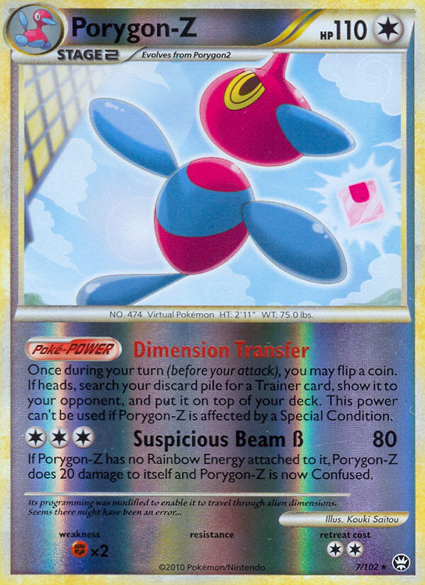 Triumphant Porygon-Z #7/102 reverse holo