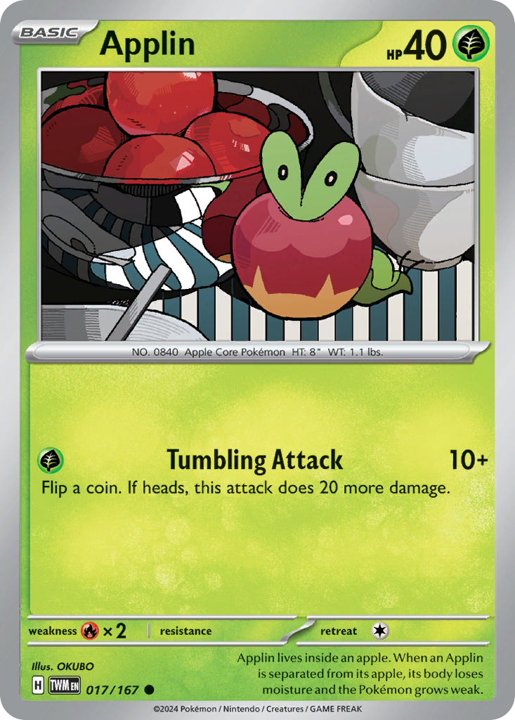 Twilight Masquerade Applin #17/167