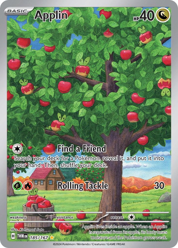 Twilight Masquerade Applin #185/167