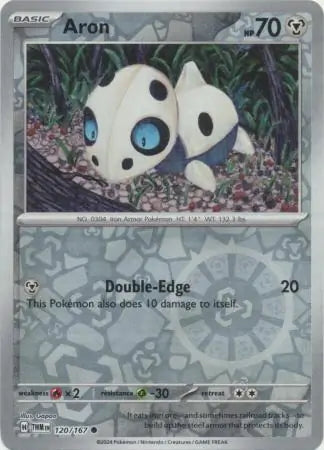 Twilight Masquerade Aron #120/167 reverse holo