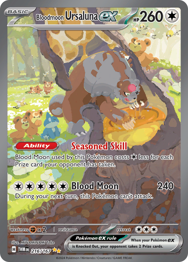 Twilight Masquerade Bloodmoon Ursaluna ex #216/167