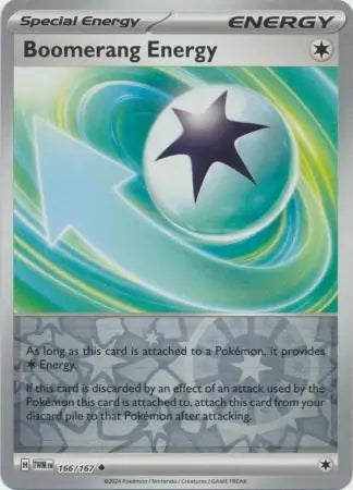 Twilight Masquerade Boomerang Energy #166/167 reverse holo
