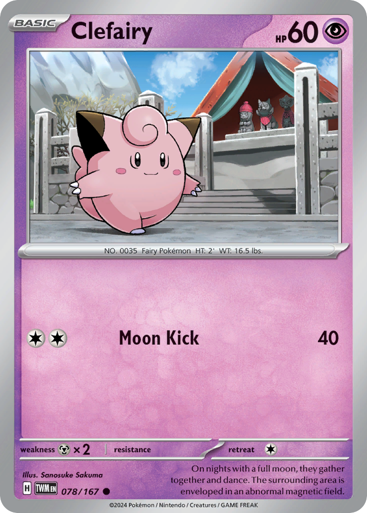 Twilight Masquerade Clefairy #78/167