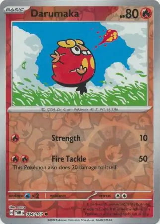 Twilight Masquerade Darumaka #34/167 reverse holo