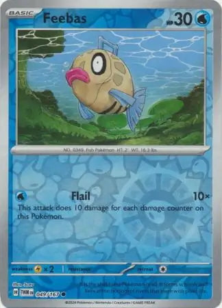 Twilight Masquerade Feebas #49/167 reverse holo