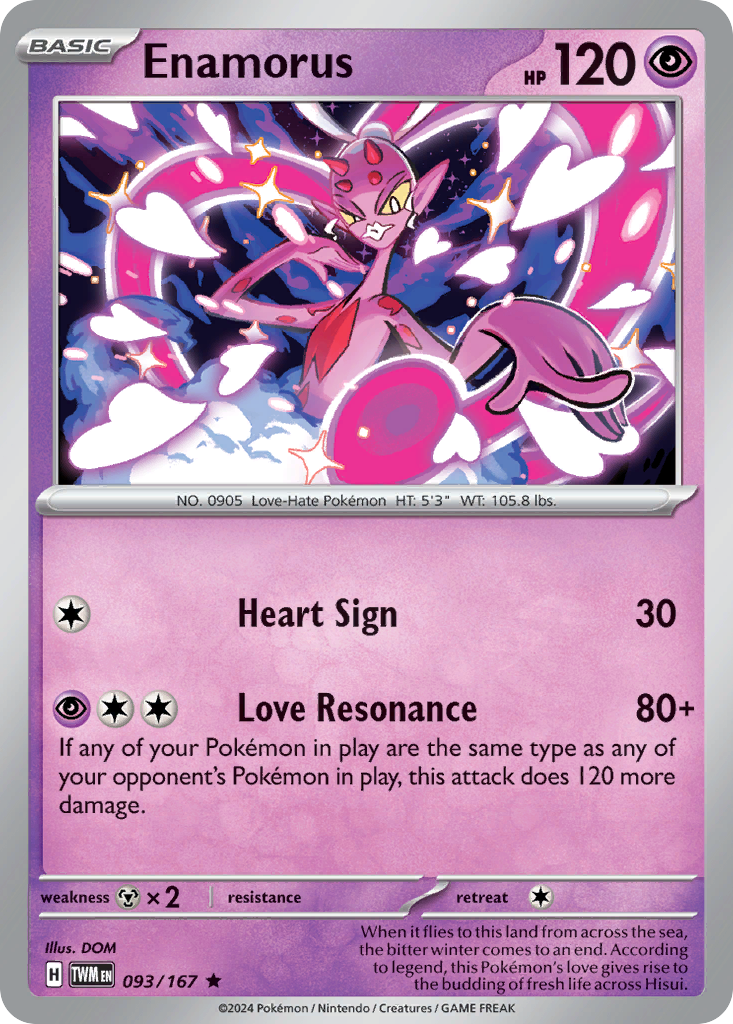 Twilight Masquerade Holo Enamorus #93/167