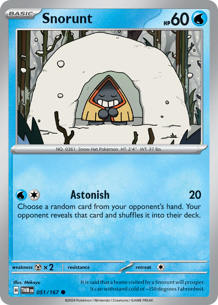 Twilight Masquerade Snorunt #51/167
