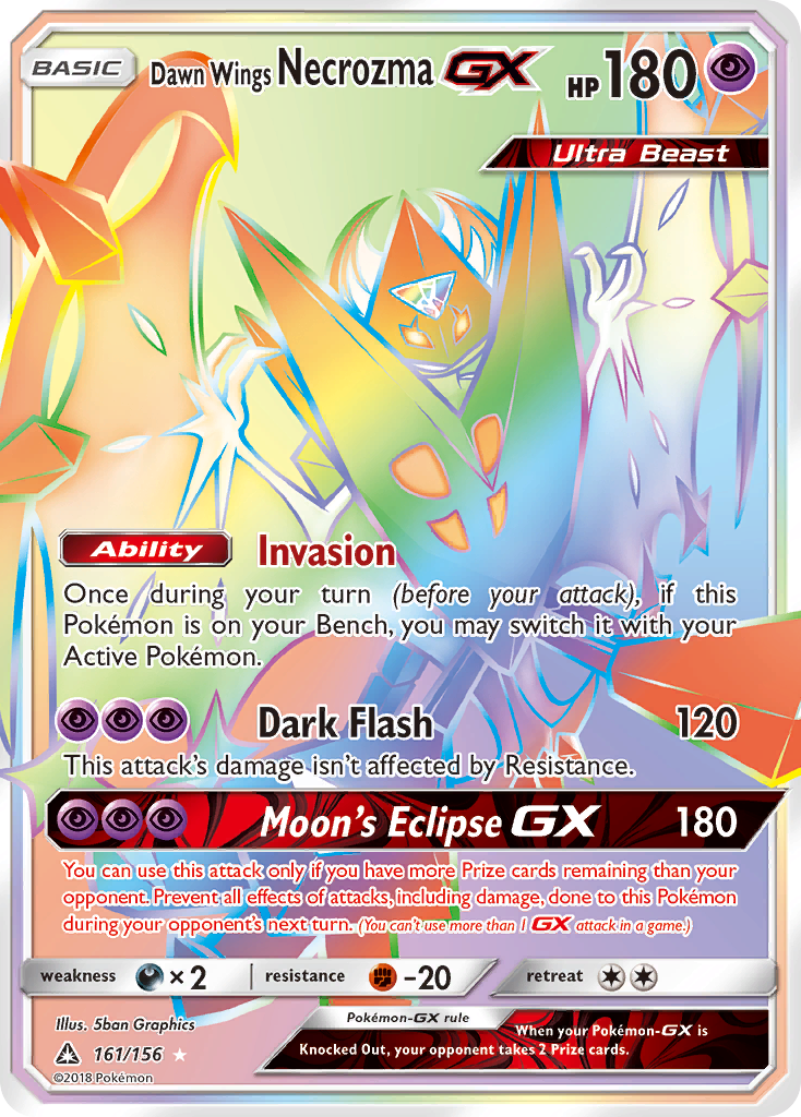Ultra Prism Dawn Wings Necrozma GX #161/156