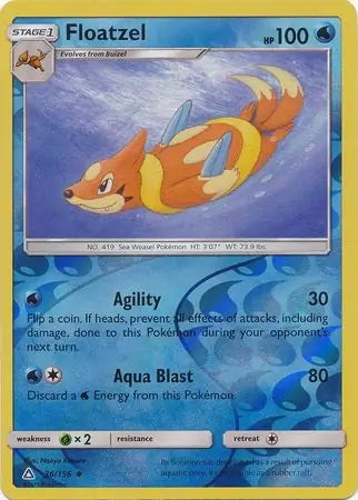 Ultra Prism Floatzel #36/156 reverse holo