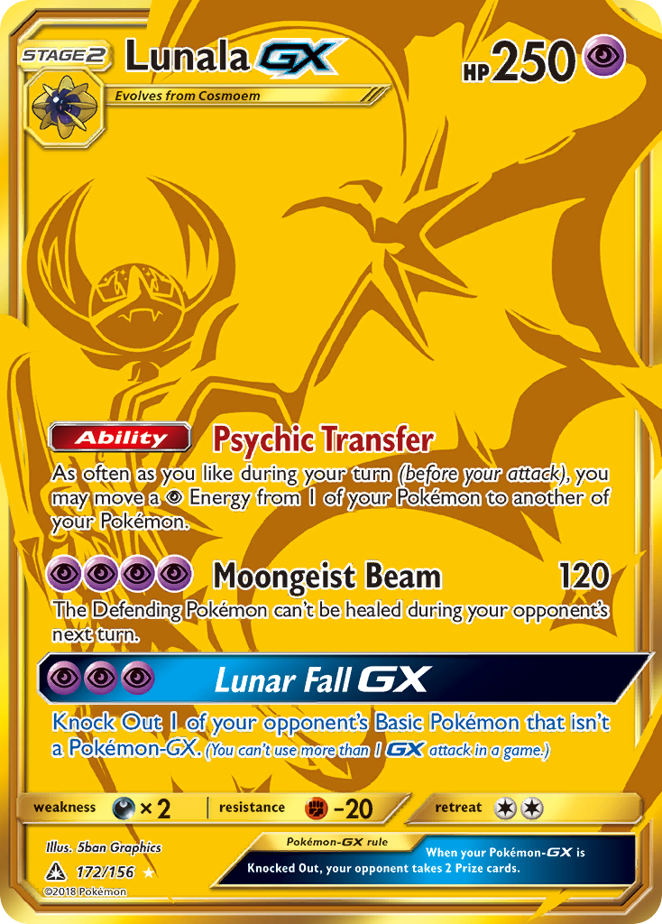 Ultra Prism Lunala GX #172/156