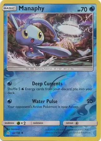 Ultra Prism Manaphy #42/156 reverse holo