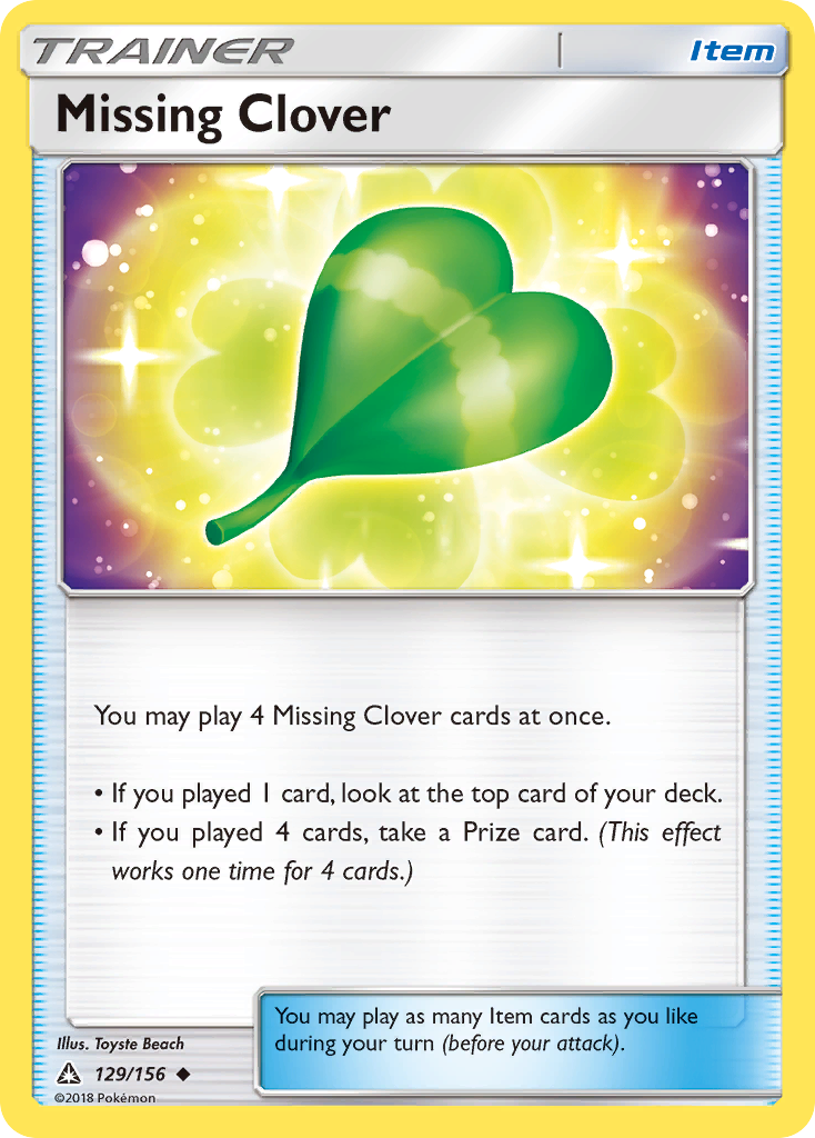 Ultra Prism Missing Clover #129/156