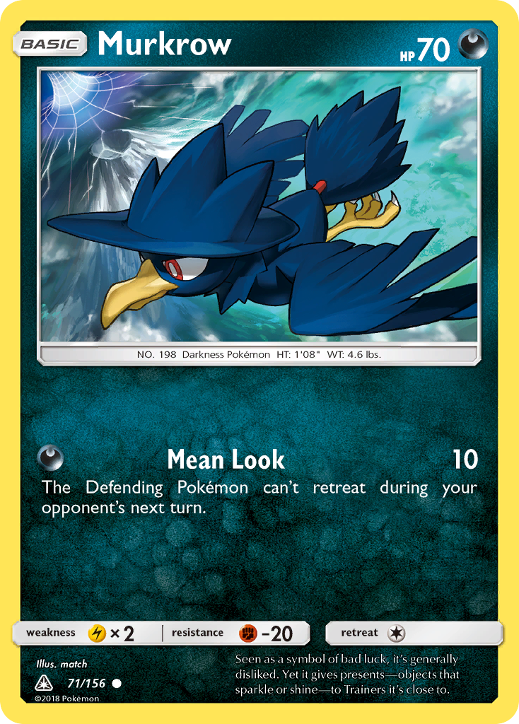 Ultra Prism Murkrow #71/156