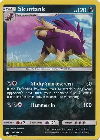 Ultra Prism Skuntank #76/156 reverse holo
