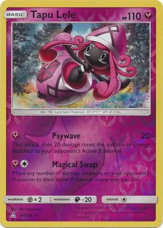 Ultra Prism Tapu Lele #94/156 reverse holo
