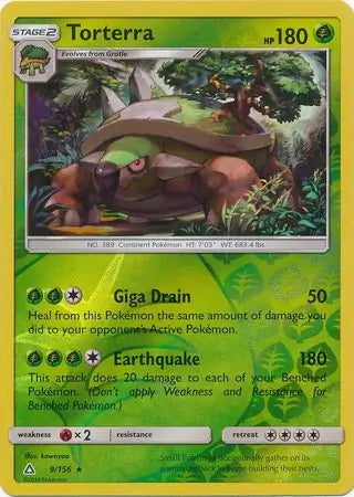 Ultra Prism Torterra #9/156 reverse holo