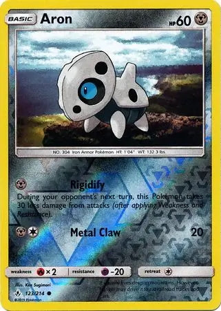 Unbroken Bonds Aron #123/214 reverse holo