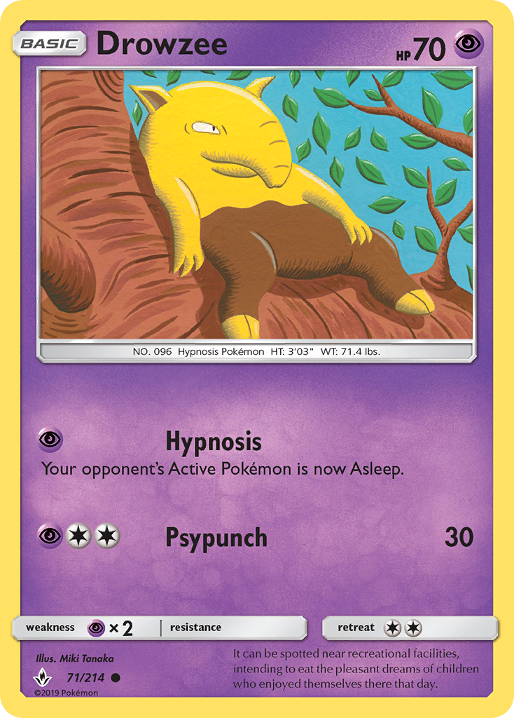 Unbroken Bonds Drowzee #71/214