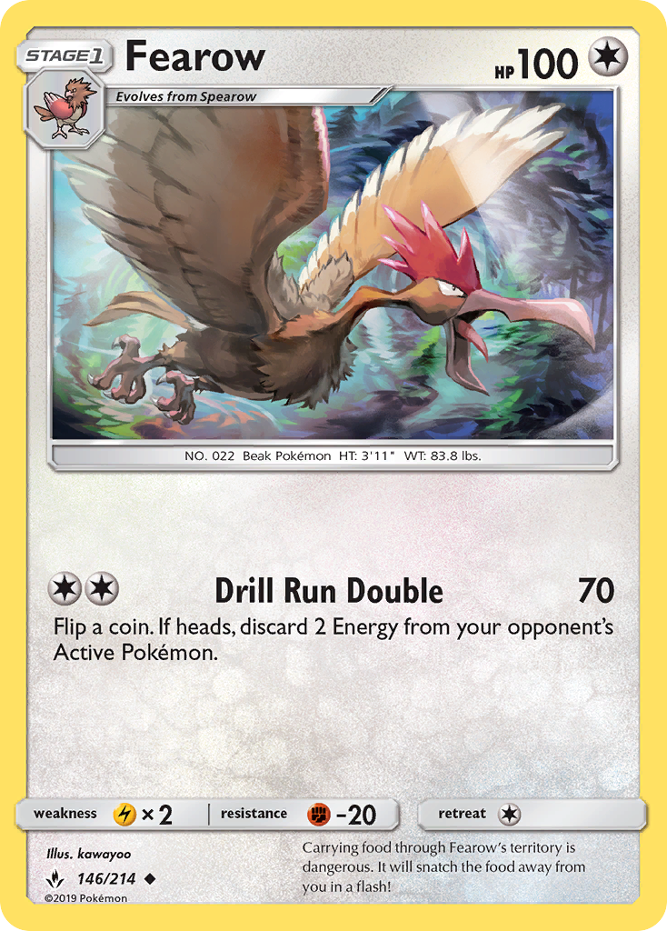Unbroken Bonds Fearow #146/214