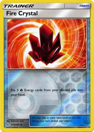 Unbroken Bonds Fire Crystal #173/214 reverse holo