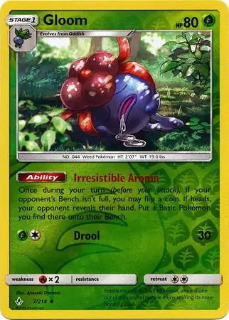 Unbroken Bonds Gloom #7/214 reverse holo
