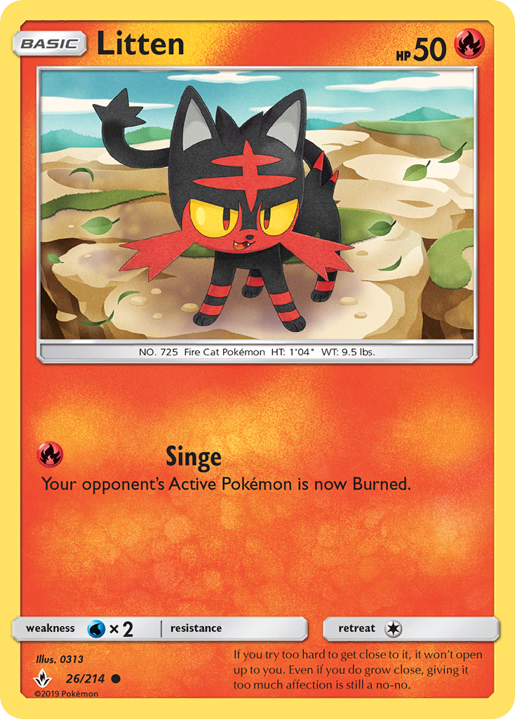 Unbroken Bonds Litten #26/214