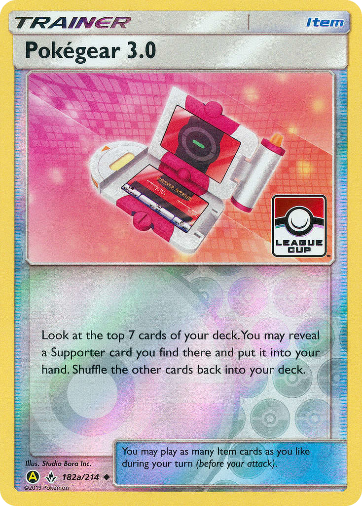 Unbroken Bonds Pokégear 3 #182a/214 Alternate Art